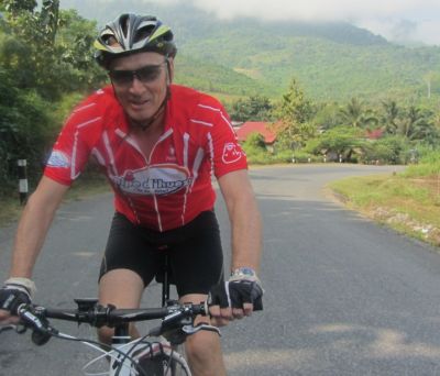 Kevin Thomasson Cycling on the tour with redspokes Kevin Thomasson Cycling on the tour with redspokes